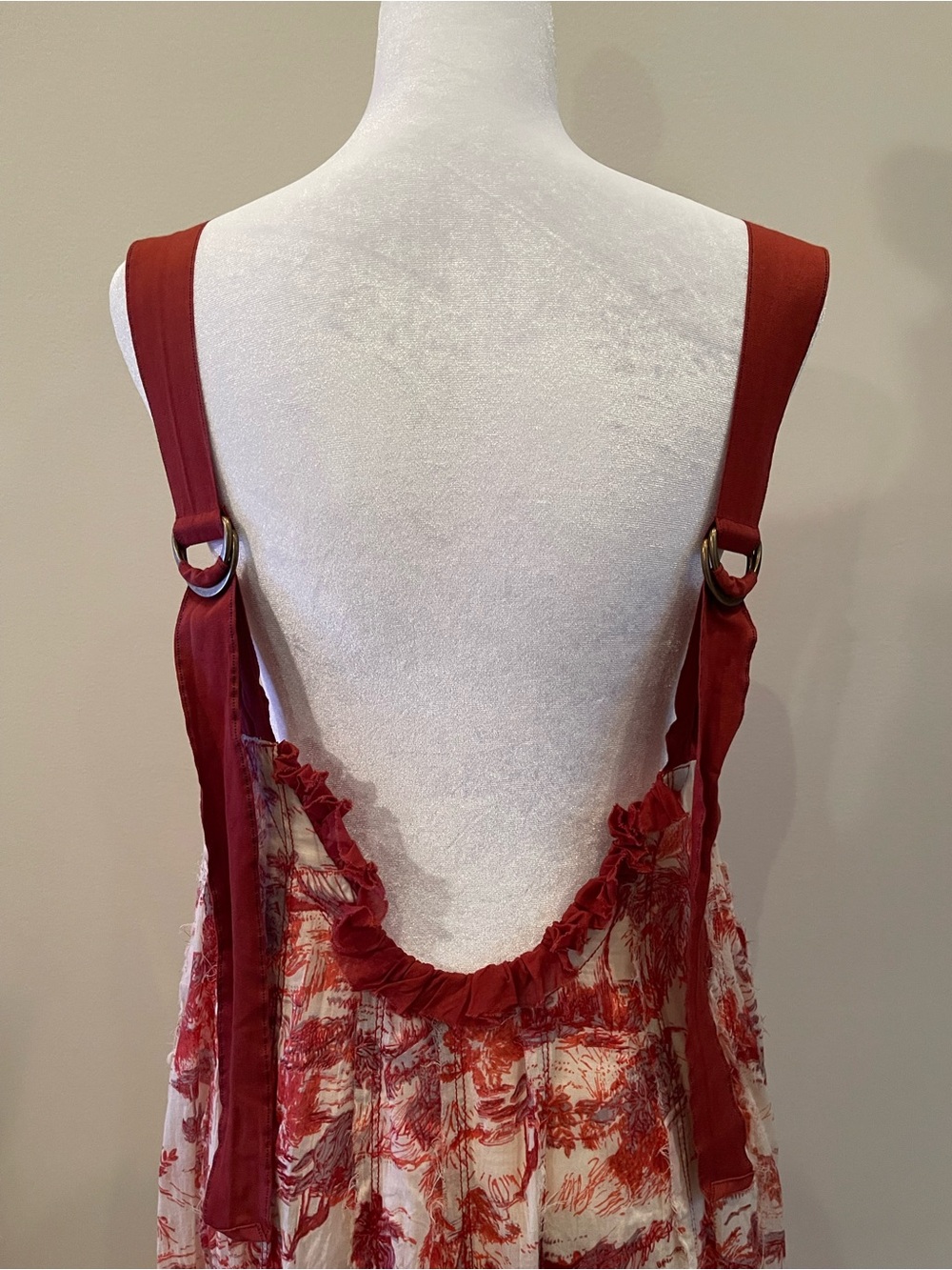 NWOT Free People Tropical Toile Maxi Dress - Picture 3 of 14